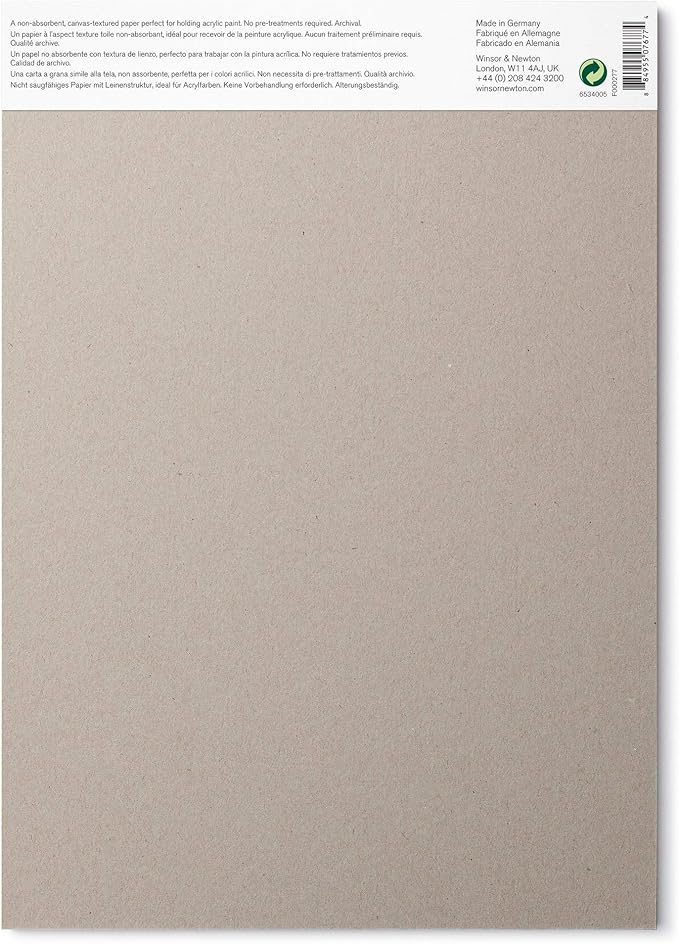 WINSOR & NEWTON ACRYLIC PADS 300GSM 15 SHEETS