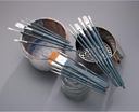 WINSOR & NEWTON FOUNDATION ACRYLIC SYNTHETIC BRUSH SHORT HANDLE 3 PACK