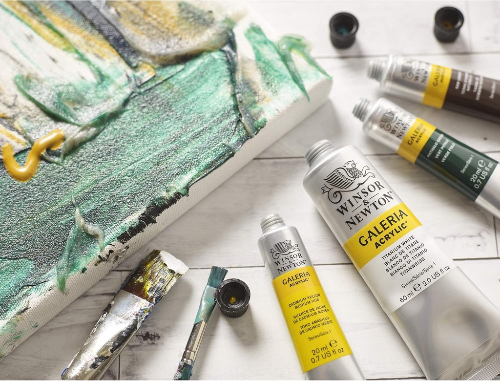 WINSOR & NEWTON GALERIA ACRYLIC COLOUR 60ML TUBE SAP GREEN