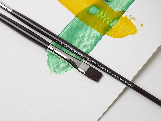 WINSOR & NEWTON GALERIA BRUSH LONG HANDLE PACK OF 3 V.1
