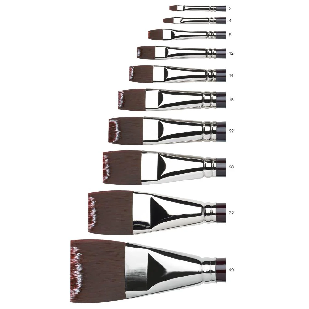 WINSOR & NEWTON GALERIA BRUSH SHORT FLAT NO.14