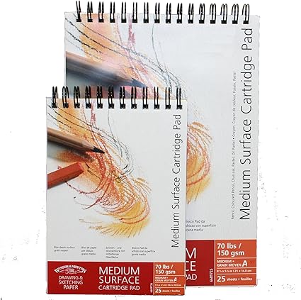 WINSOR & NEWTON MEDIUM CARTRIDGE SPIRAL 150 A3