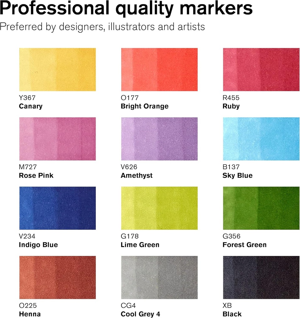 WINSOR & NEWTON PROMARKER 12+1 SET 1