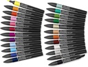 WINSOR & NEWTON PROMARKER BRUSH X 24 STUDENT DESIGNER SET 