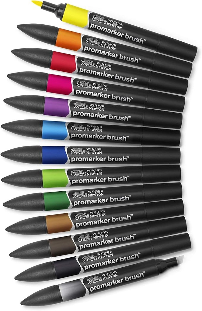 WINSOR & NEWTON PROMARKER BRUSH 12+1 VIBRANT TONES