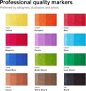 WINSOR & NEWTON PROMARKER BRUSH 12+1 VIBRANT TONES