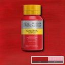 WINSOR & NEWTON GALERIA ACRYLIC COLOUR 500ML BOTTLE CADMIUM RED HUE 2150095