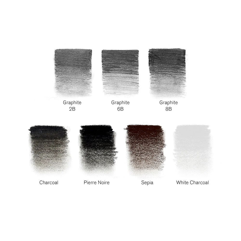 WINSOR & NEWTON SKETCHING PENCIL X10 TIN SET