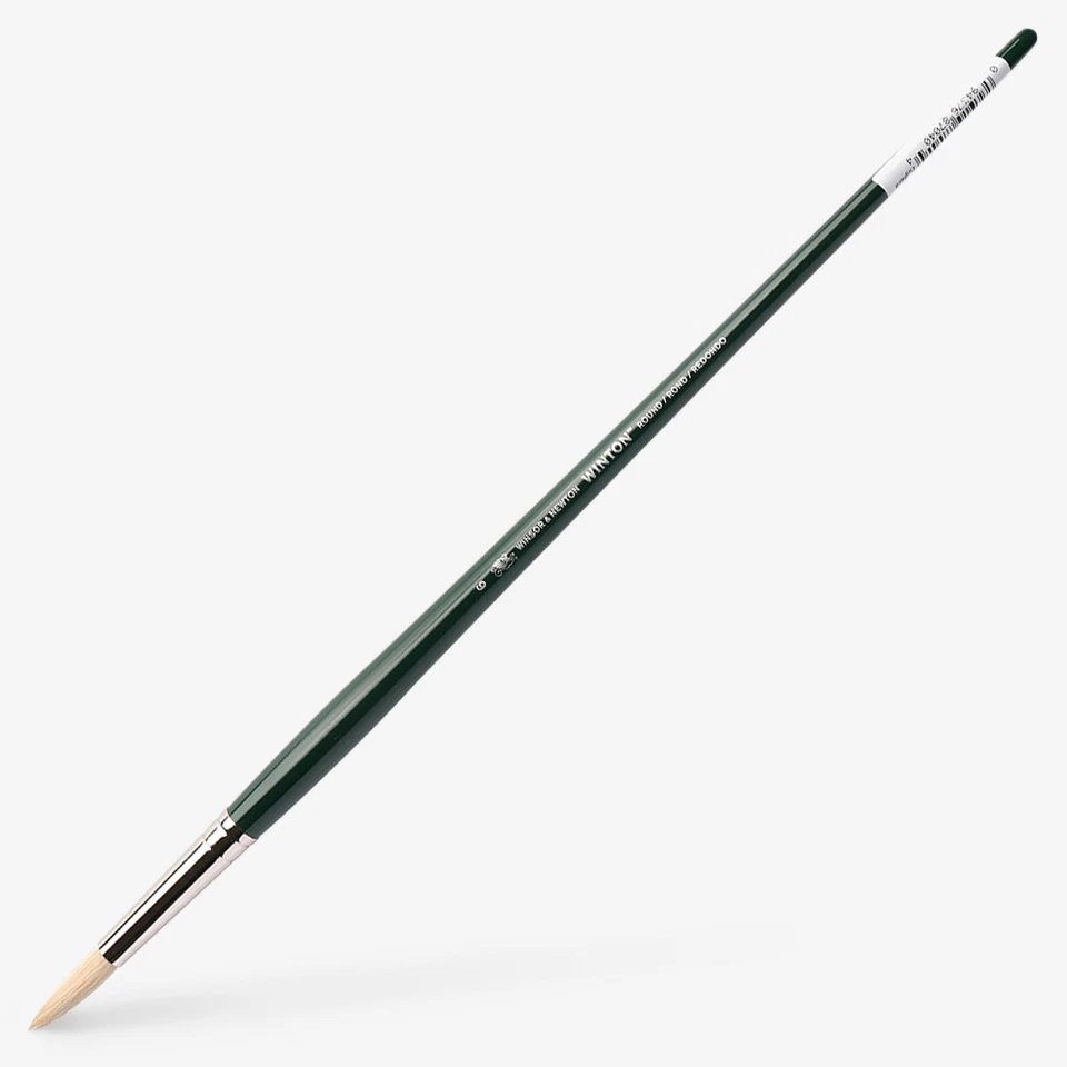 WINSOR & NEWTON WINTON HOG BRUSH ROUND NO.6