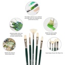 WINSOR & NEWTON WINTON HOG BRUSH SHORT FLAT NO.2