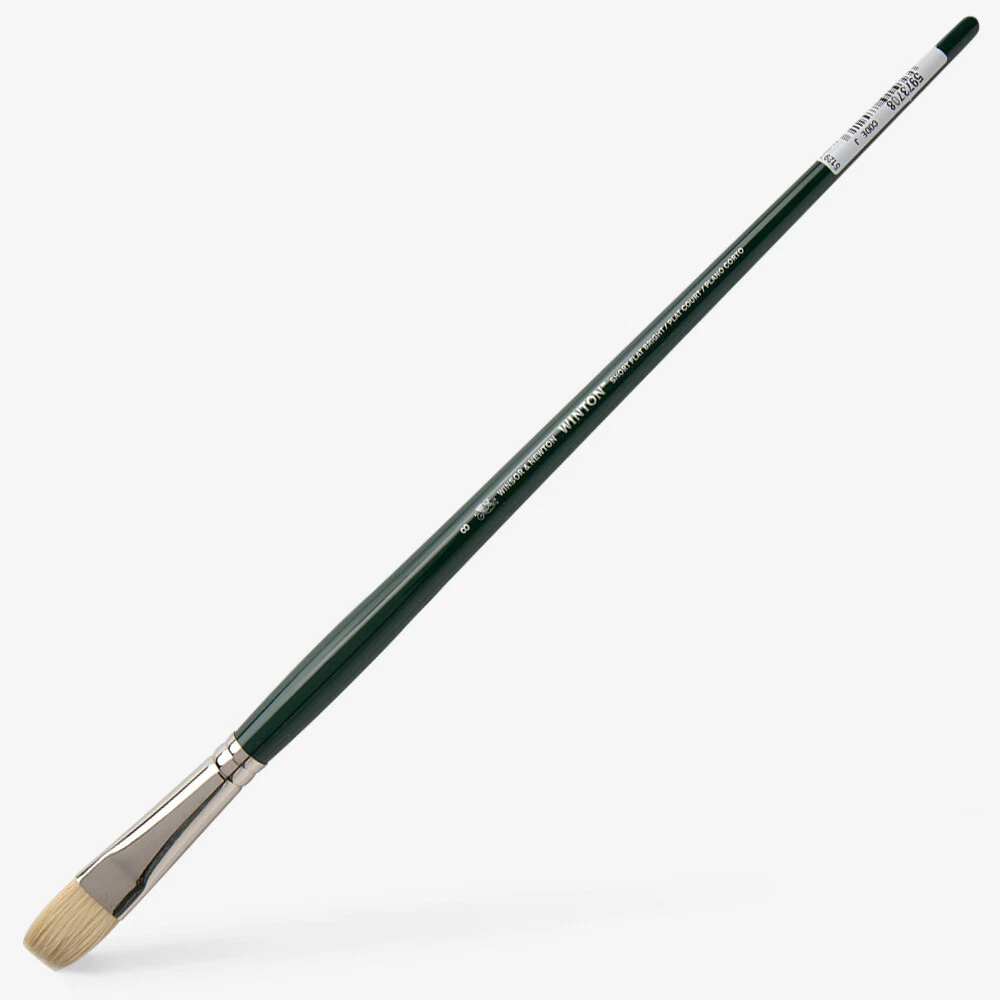 WINSOR & NEWTON WINTON HOG BRUSH SHORT FLAT NO.8