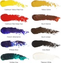 WINSOR & NEWTON WINTON OIL COLOUR TUBE SET 10X21ML ROW