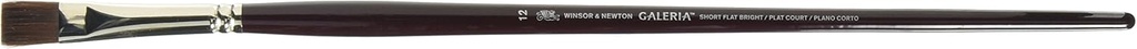 WINSOR & NEWTON GALERIA BRUSH SHORT FLAT NO.12
