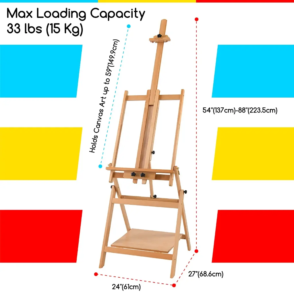
H-Frame Art easel W10B
