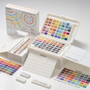 MEEDEN 96-Color Solid Watercolor Set