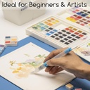 MEEDEN 96-Color Solid Watercolor Set