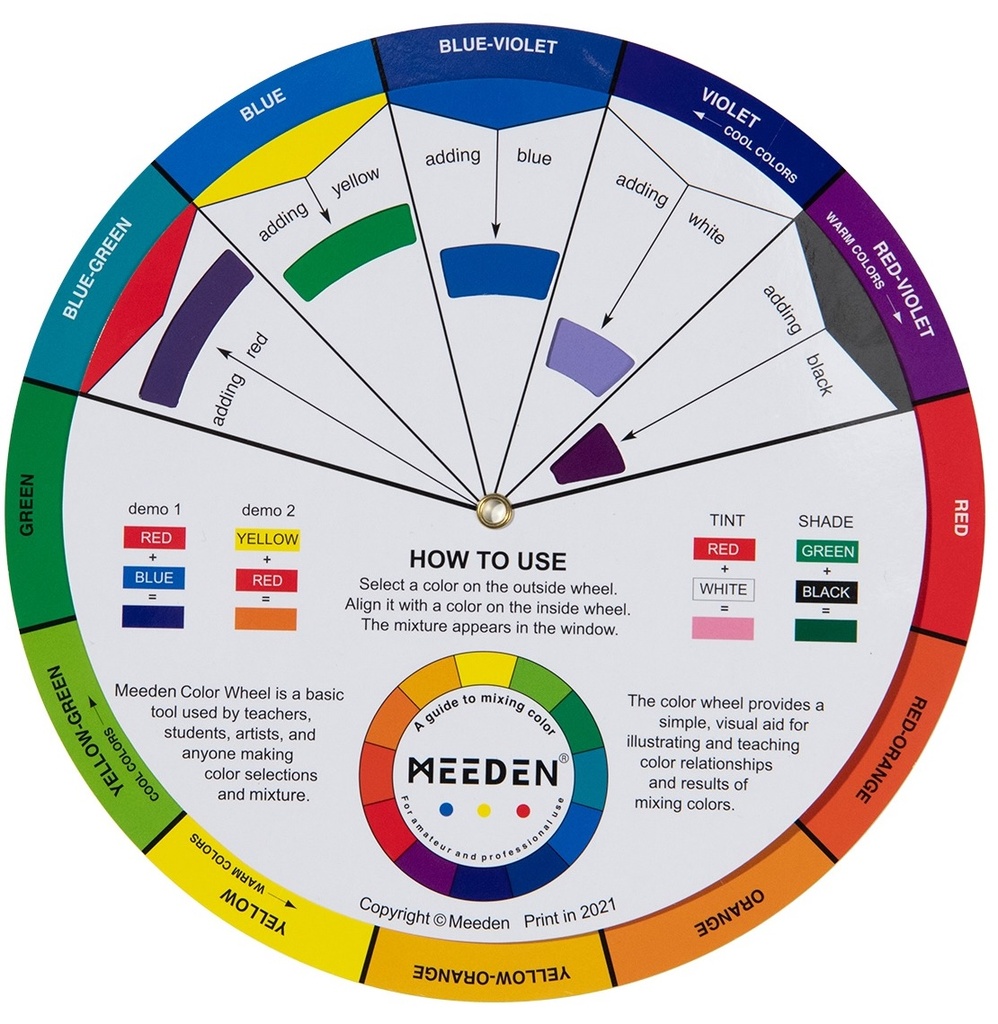 Mixing Colour Wheel