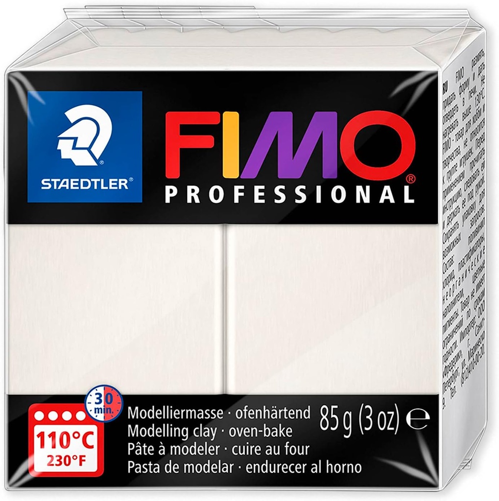 STAEDTLER MOD. CLAY FIMO PROF 85G WHITE SET