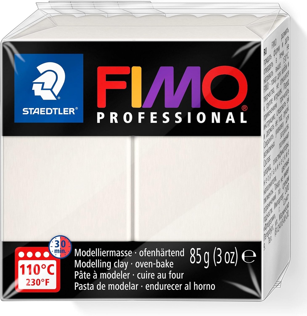 STAEDTLER MODELLING CLAY FIMO PROFESIONAL 85G PORCELAIN 8004-03