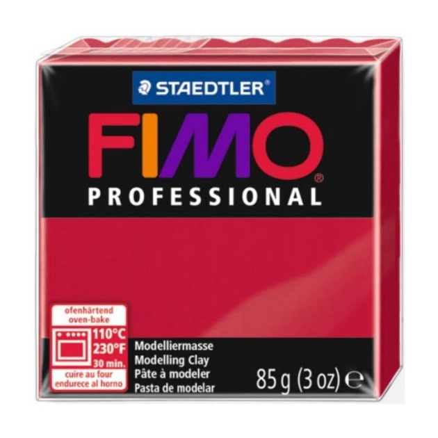 STAEDTLER MOD. CLAY FIMO PROF 85G CARMINE SET