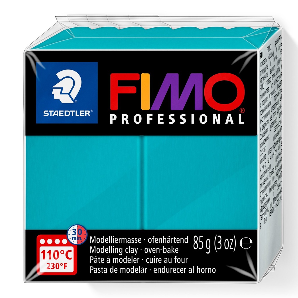STAEDTLER MODELLING CLAY FIMO PROFESIONAL 85G TURQUOISE 8004-74