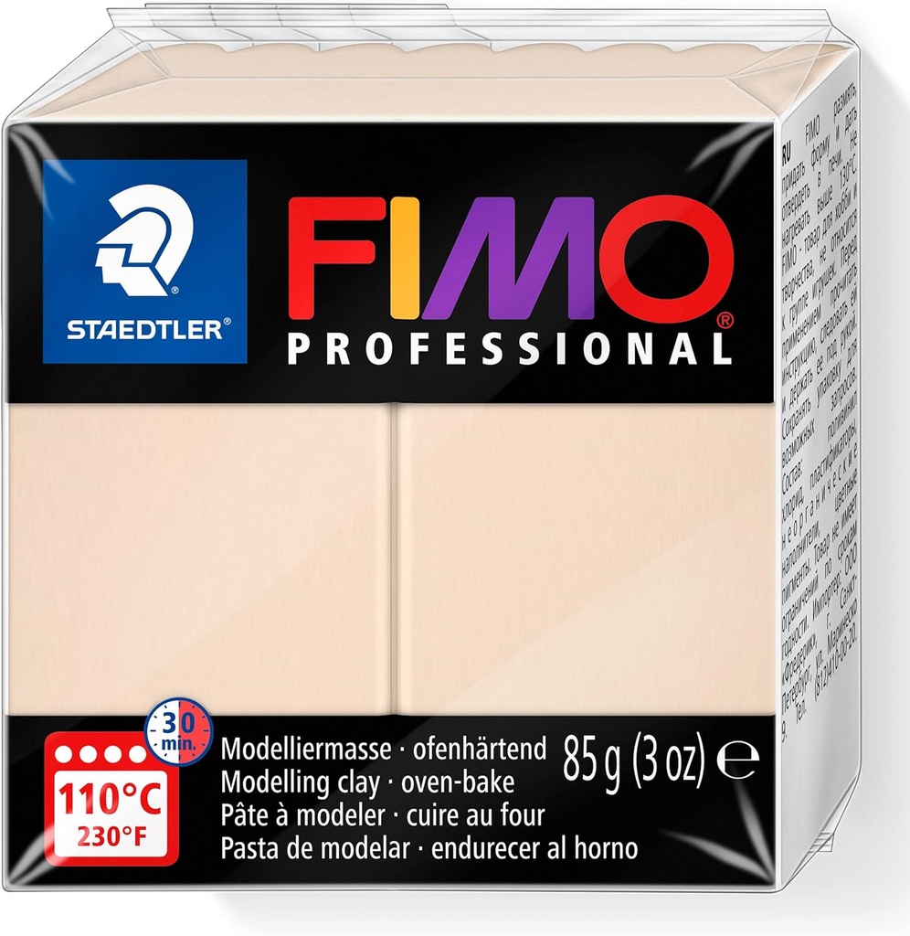 STAEDTLER MOD. CLAY FIMO PROF 85G BEIGE SET