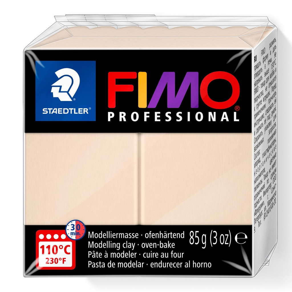 STAEDTLER MODELLING CLAY FIMO PROFESIONAL 85G BEIGE 8004-44