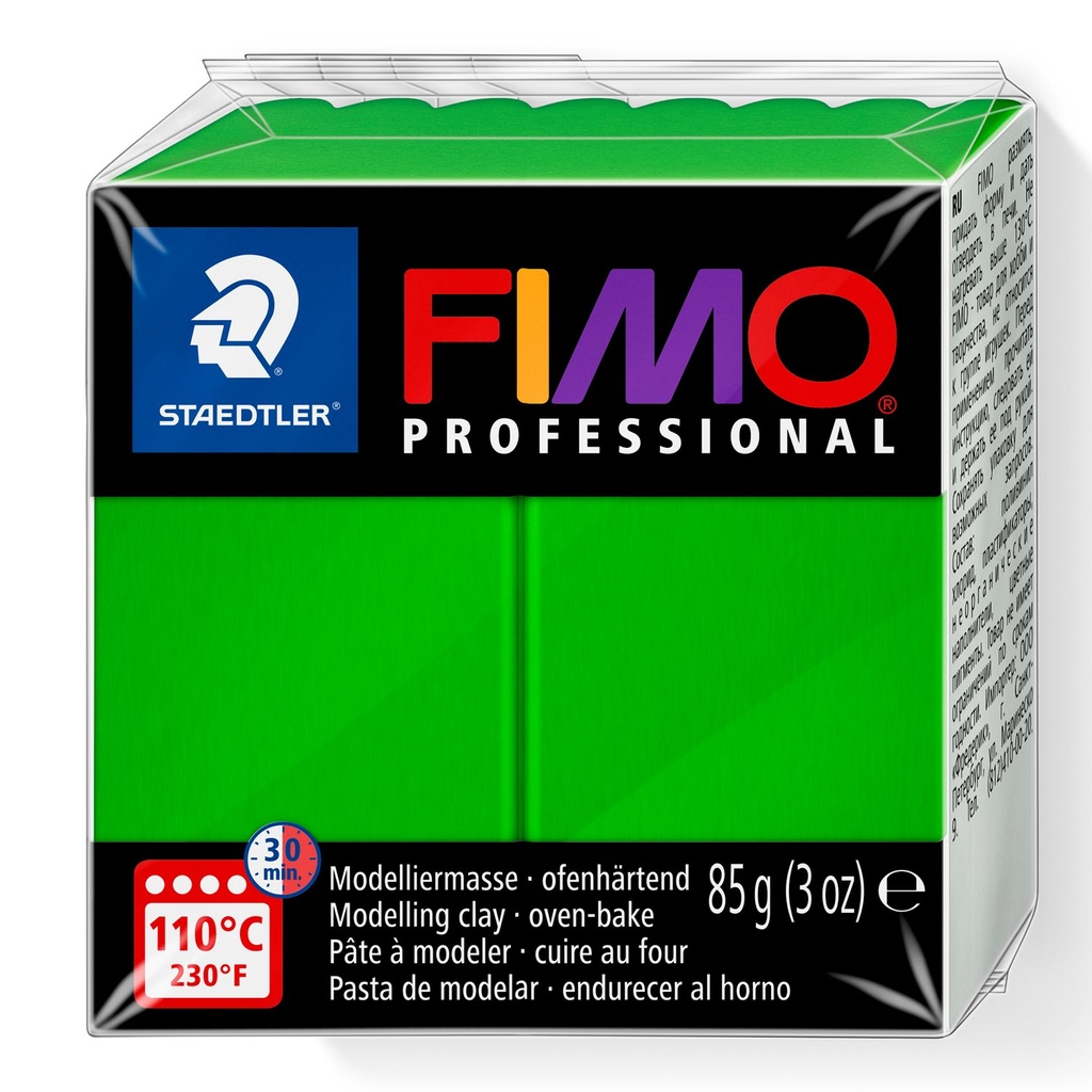 STAEDTLER MODELLING CLAY FIMO PROFESIONAL 85G SAPGREEN 8004-5