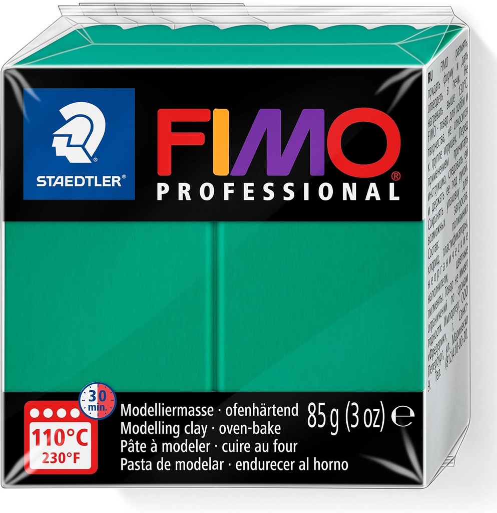 STAEDTLER MOD. CLAY FIMO PROF 85G GREEN SET