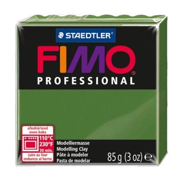 STAEDTLER MOD. CLAY FIMO PROF 85G LEAF GREEN SET