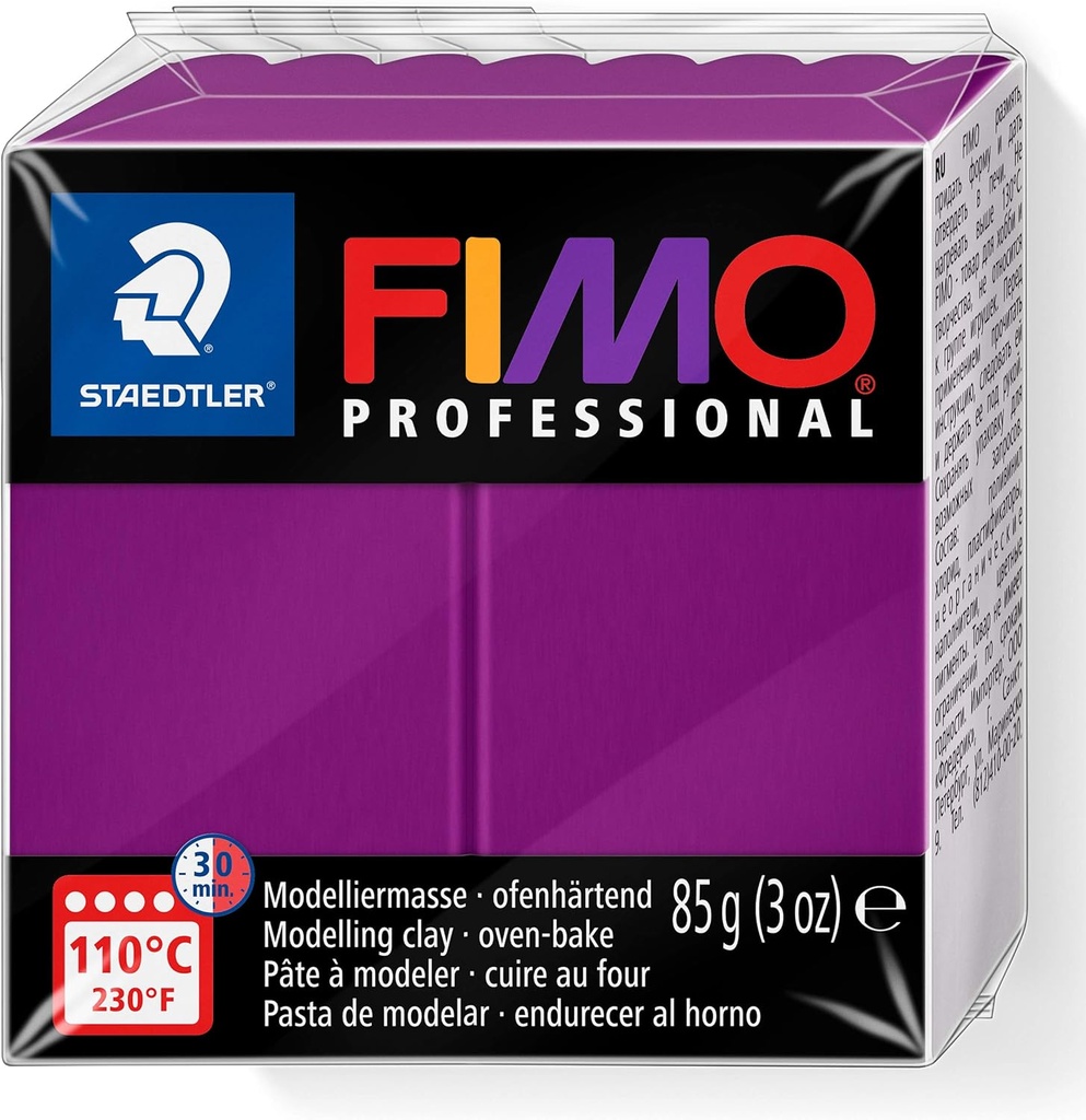 STAEDTLER MOD. CLAY FIMO PROF 85G VIOLET SET