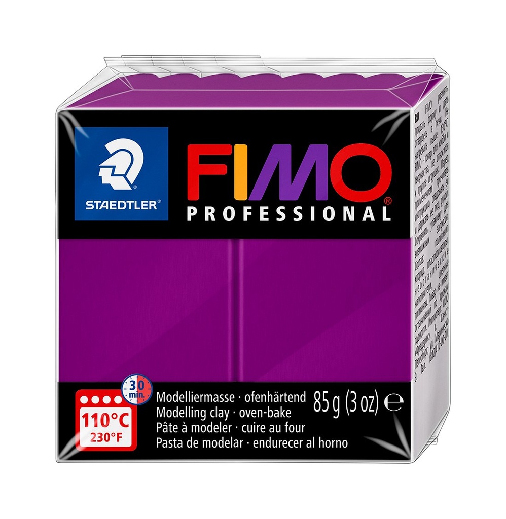 STAEDTLER MODELLING CLAY FIMO PROFESIONAL 85G VIOLET 8004-74