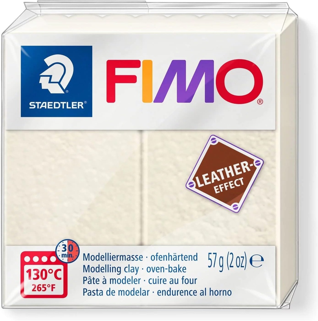 STAEDTLER MOD. CLAY FIMO LEATH.-EF. IVORY