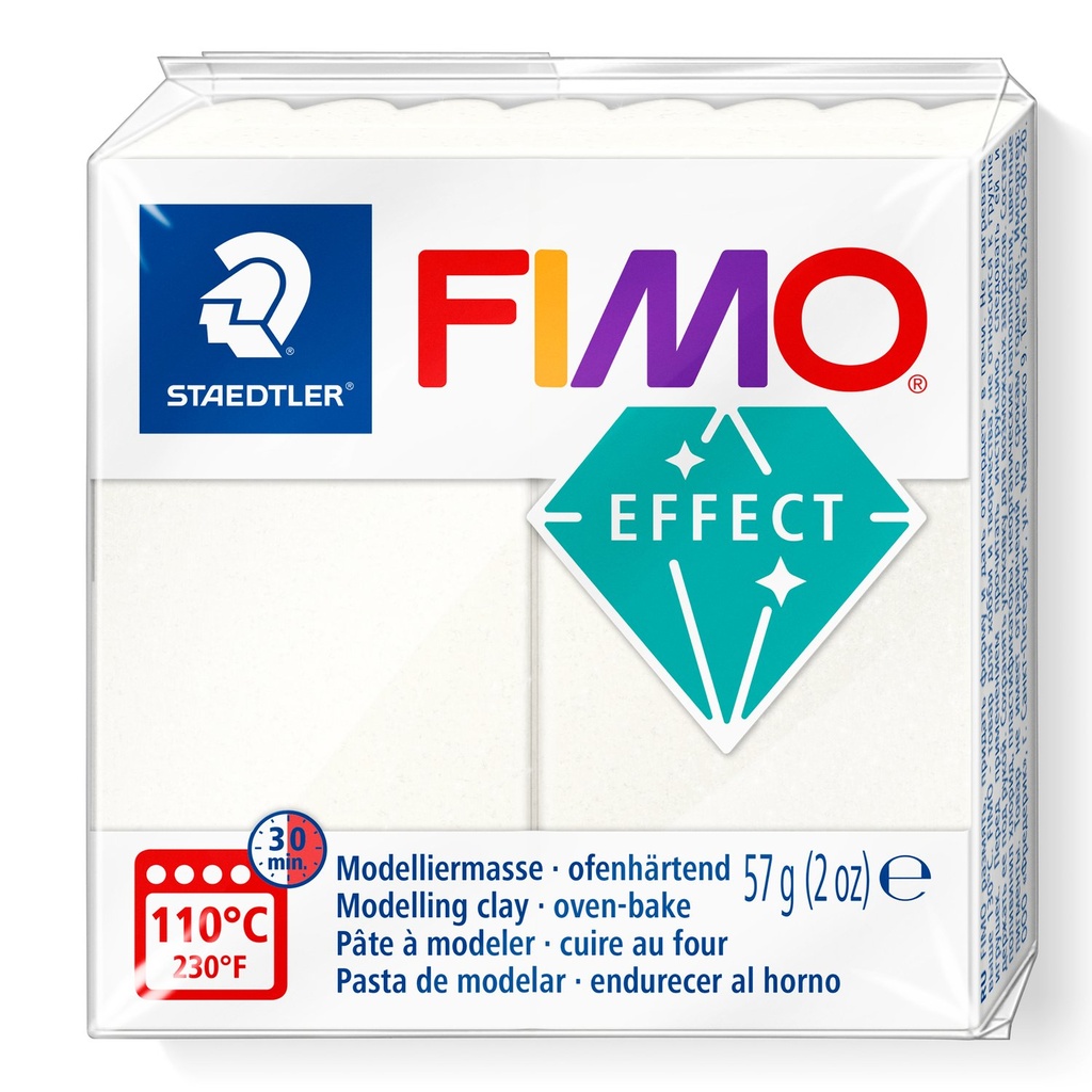 STAEDTLER MODELLING CLAY FIMO EFFECT 57G MOTHER OF PEARL METALLIC 8010-08
