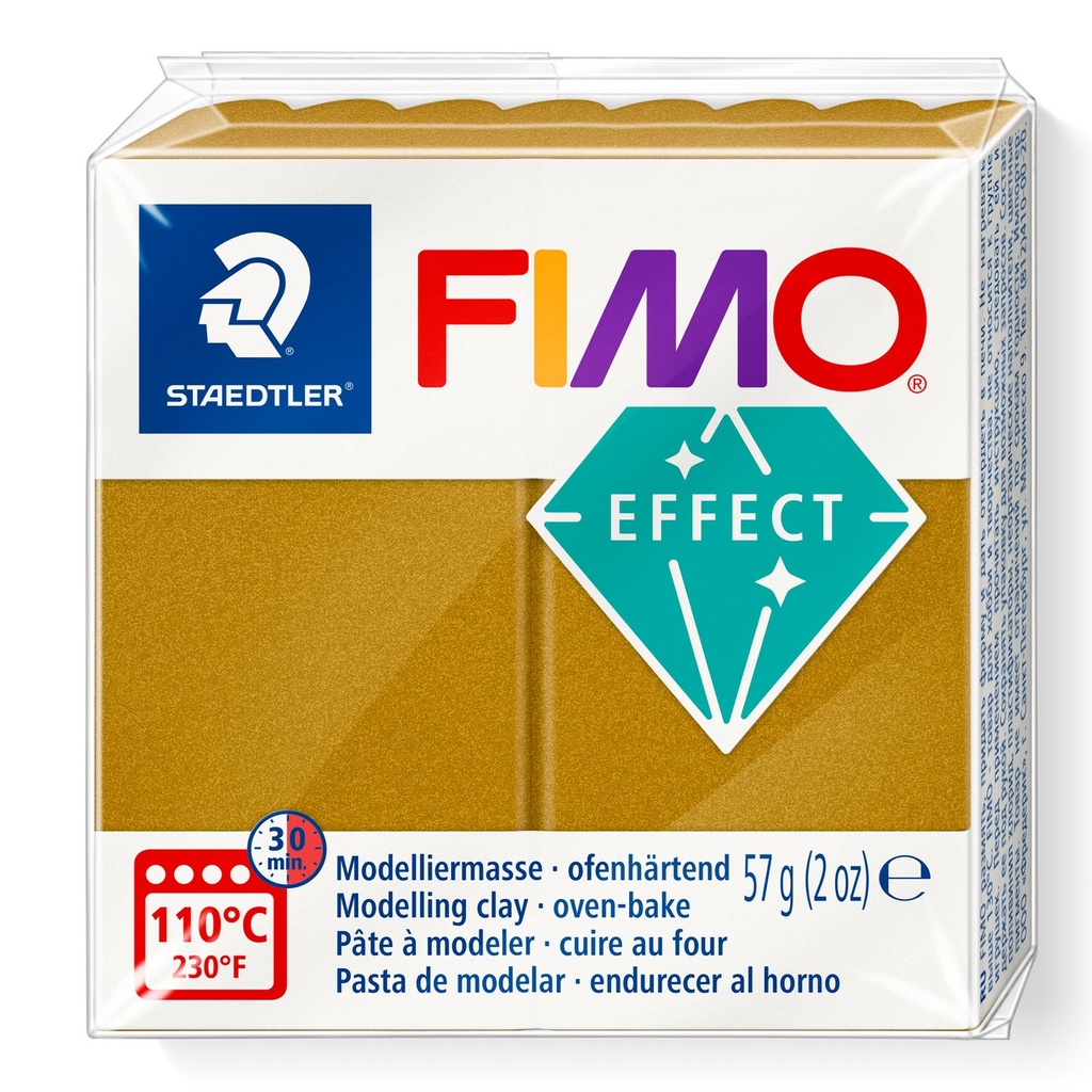 STAEDTLER MODELLING CLAY FIMO EFFECT 57G GOLD METALLIC 8010-11