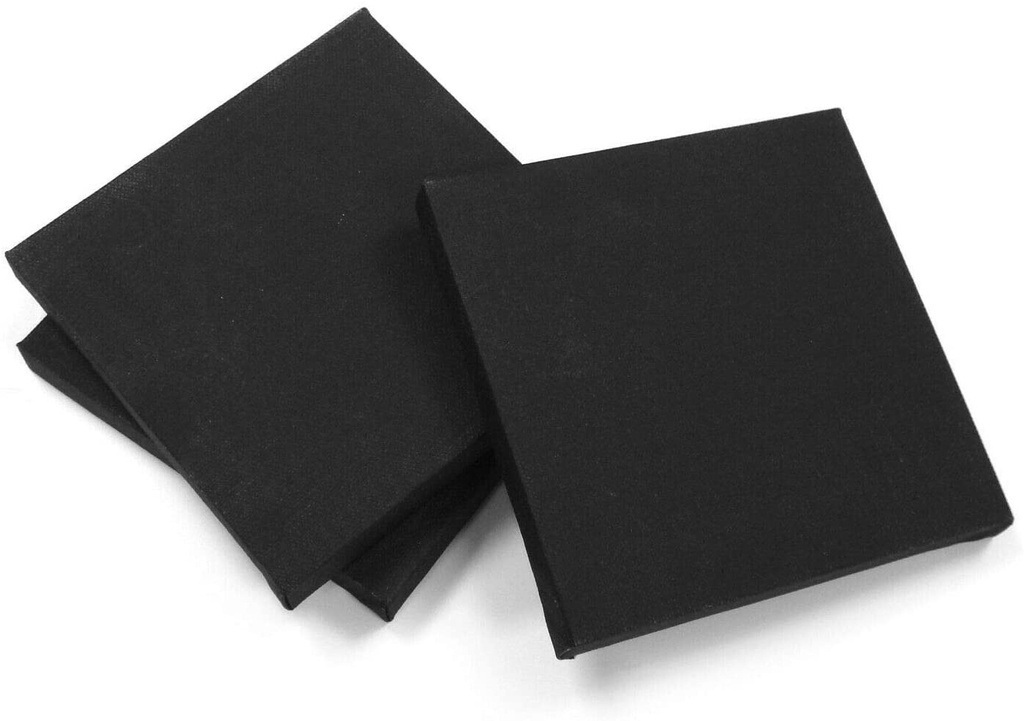 10 x 10cm 280g Black Canvas (Standard)