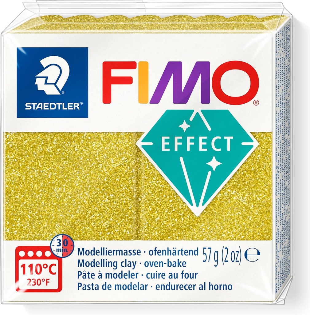 STAEDTLER MOD. CLAY FIMO EFFECT GOLD SPARKLE