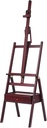 Meeden Forward Tilt Floor Easel, Dark Walnut-HJ-2A