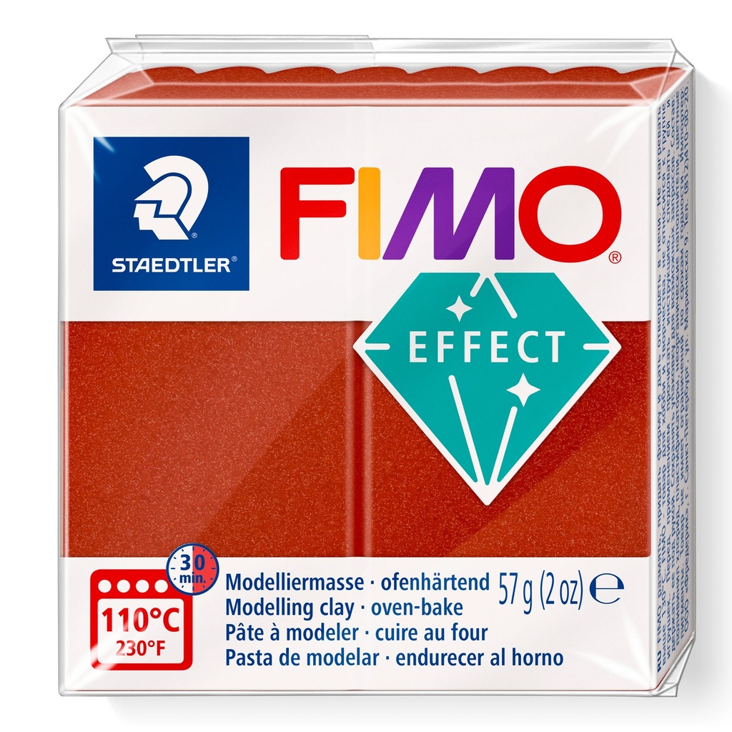 STAEDTLER MODELLING CLAY FIMO EFFECT 57G COPPER METALLIC 8010-27