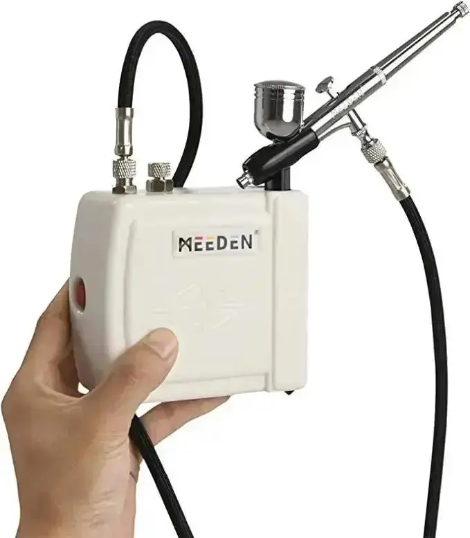 Meeden White Mini Airbrush Compressor