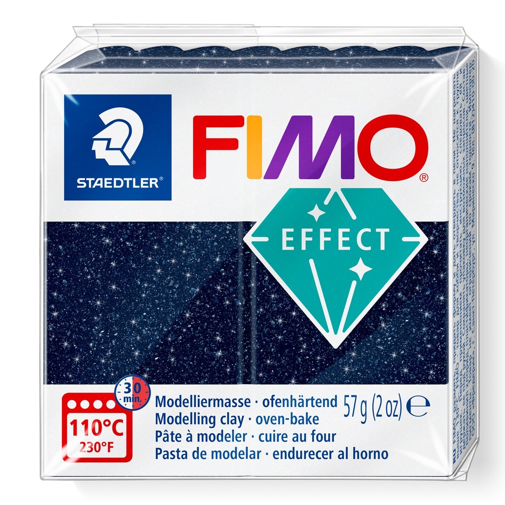 STAEDTLER MODELLING CLAY FIMO EFFECT 57G BLUE GALAXY 8010-352