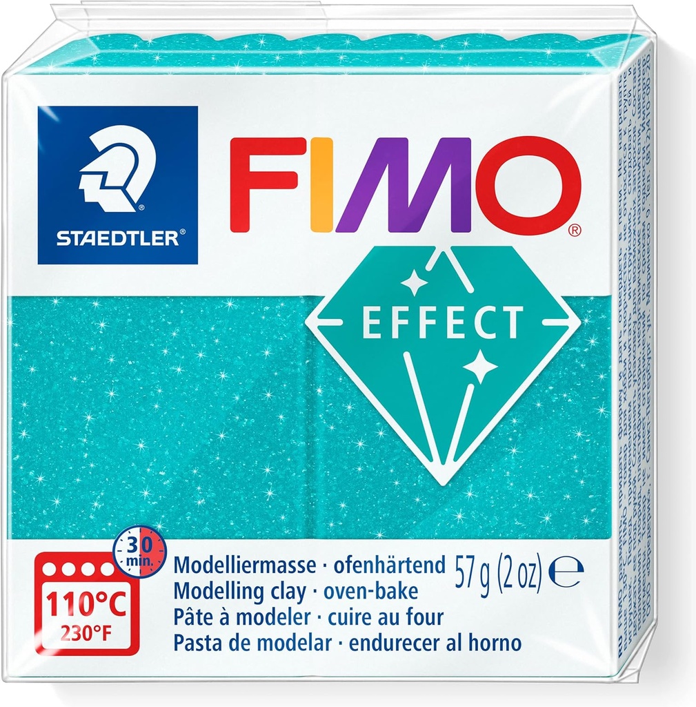 STAEDTLER MOD. CLAY FIMO EFFECT TURQUIOSE GAL