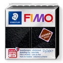 STAEDTLER MODELLING CLAY FIMO LEATHER EFFECT 57G BLACK 8010-909