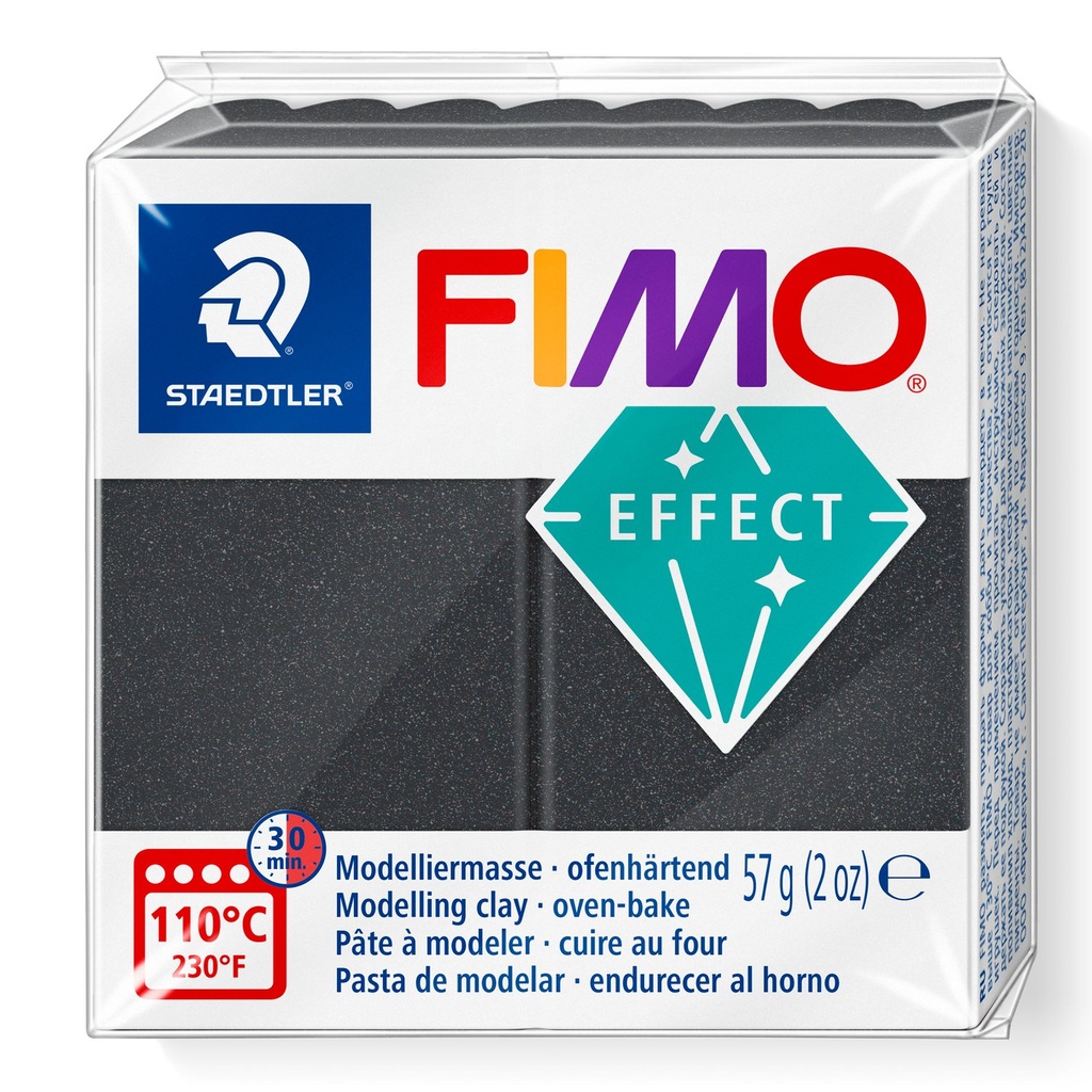 STAEDTLER MODELLING CLAY FIMO EFFECT 57G STEEL GREY METTALIC 8010-91