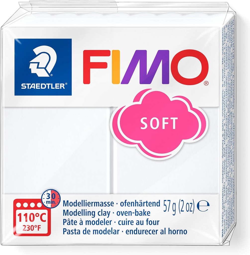 STAEDTLER MOD. CLAY FIMO SOFT WHITE