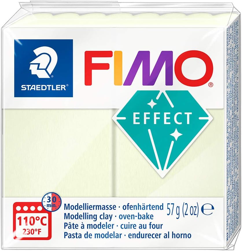 STAEDTLER MODELLING CLAY FIMO EFFECT 57G NOCTILUCENT 8020-04