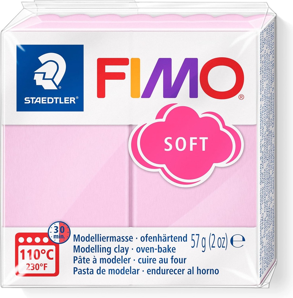 STAEDTLER MOD. CLAY FIMO SOFT LIGHT PINK