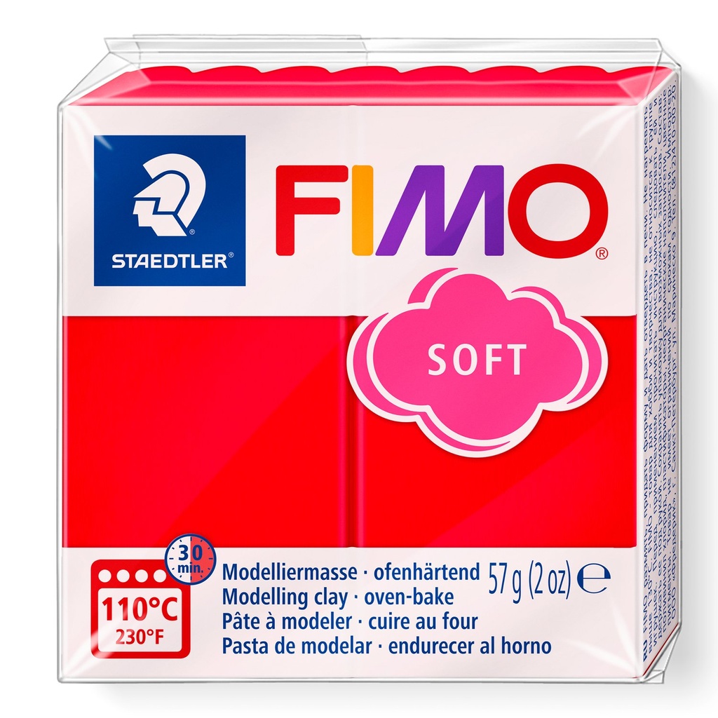 STAEDTLER MODELLING CLAY FIMO SOFT 57G INDIAN RED 8020-24