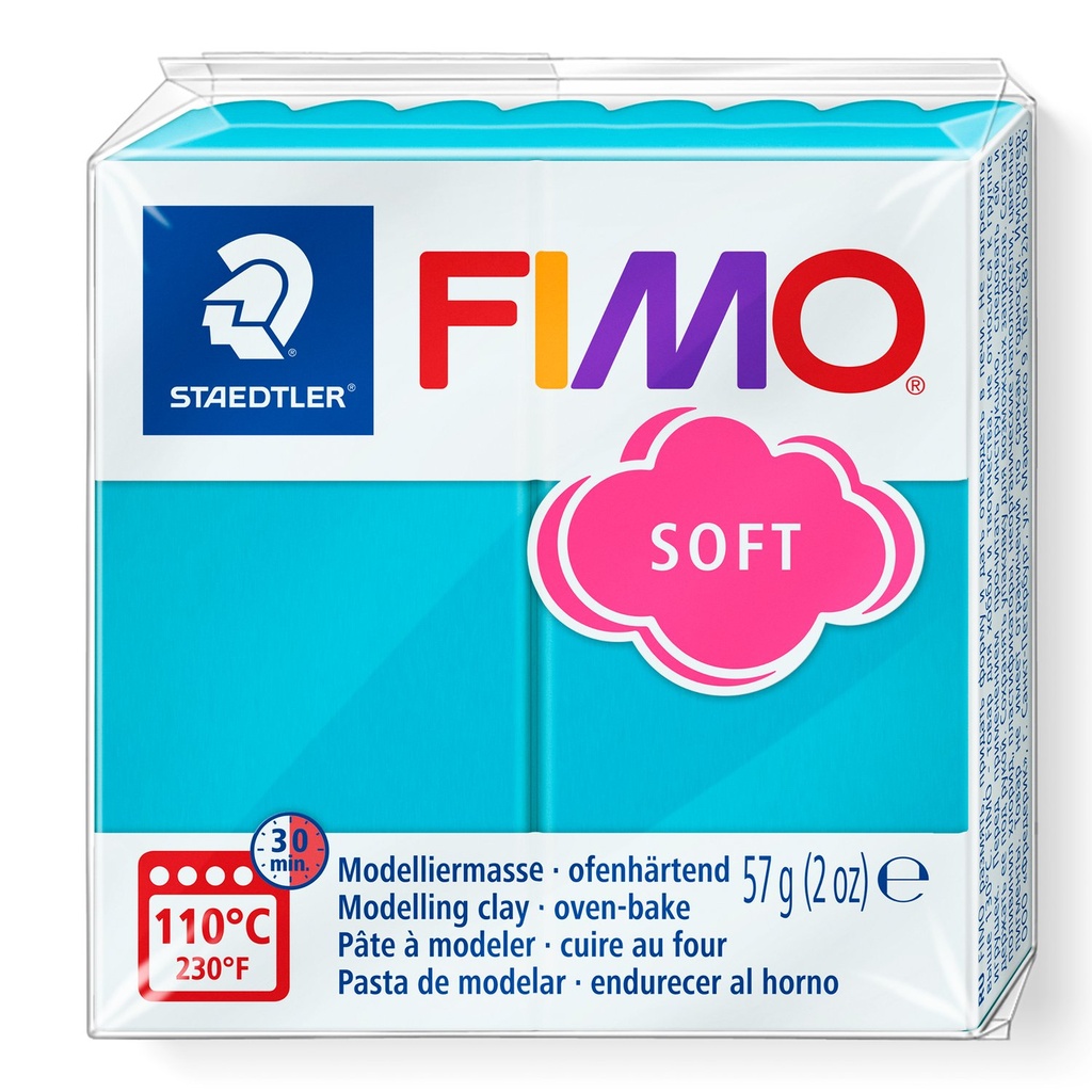 STAEDTLER MODELLING CLAY FIMO SOFT 57G PEPPERMINT 8020-39