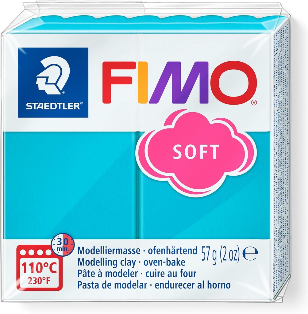 STAEDTLER MODELLING CLAY FIMO SOFT 57G PEPPERMINT 8020-39